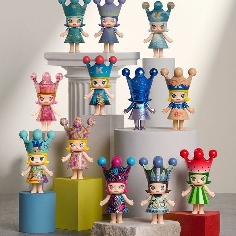 POP MART MEGA ROYAL MOLLY 100% Anniversary Series 1 Blind Box