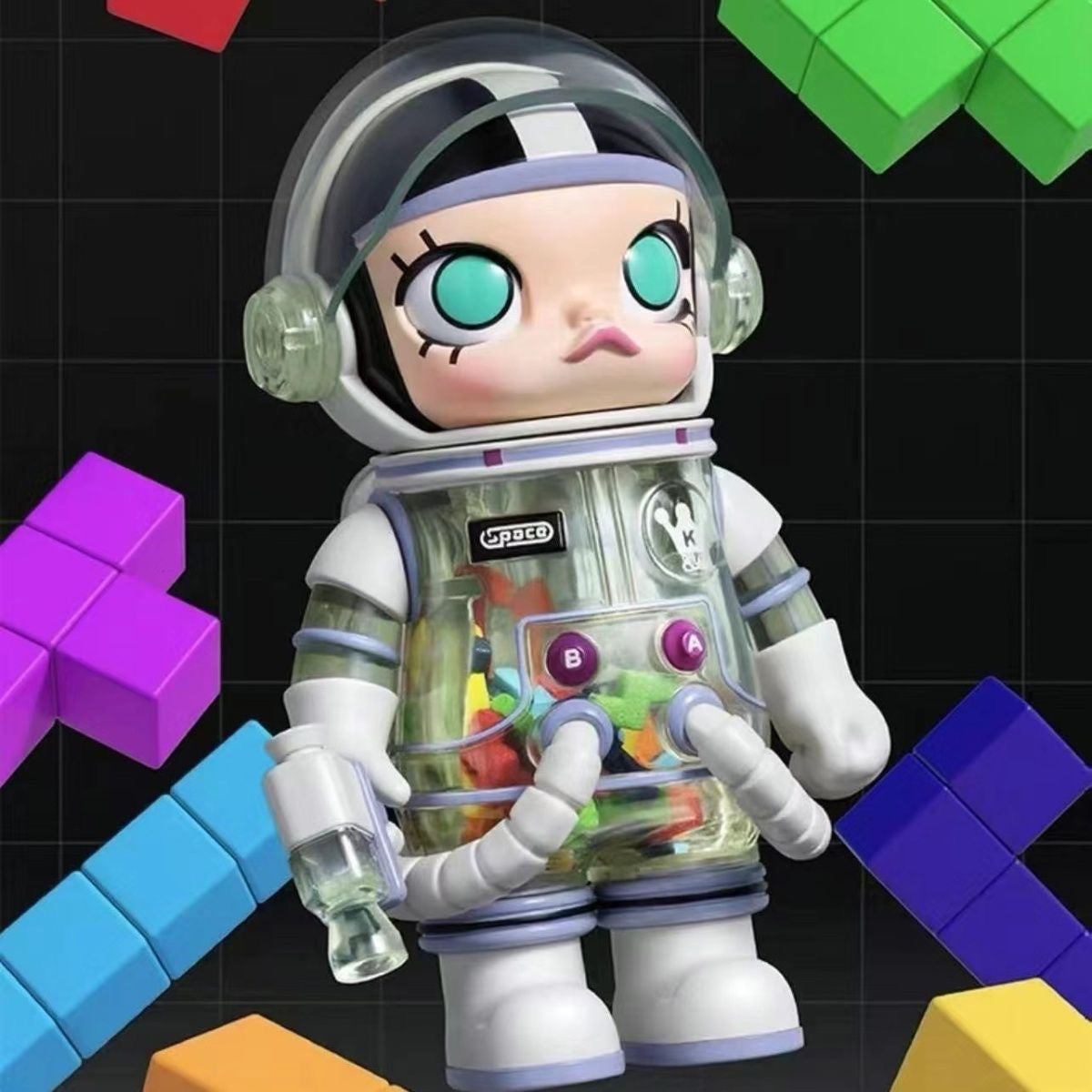 POP MART MEGA SPACE MOLLY 100% Anniversary Series 3 Blind Box – 9 Regular + 3 Hidden Edition Collectible Figures