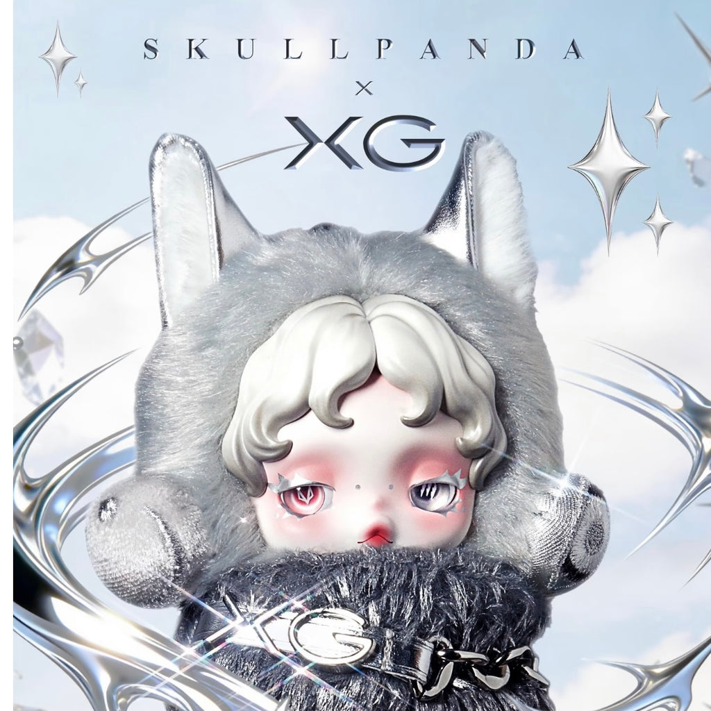 POP MART SKULLPANDA x XG Japan Exclusive Plush Pendant