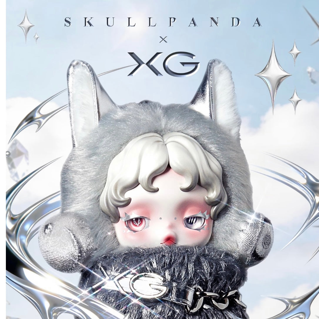 POP MART SKULLPANDA x XG Japan Exclusive Plush Pendant