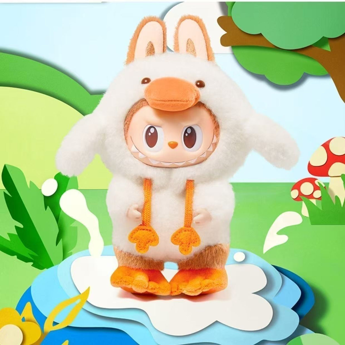 POP MART THE MONSTERS Forest Fairy Tale Series Vinyl Plush Hanging Card – Labubu