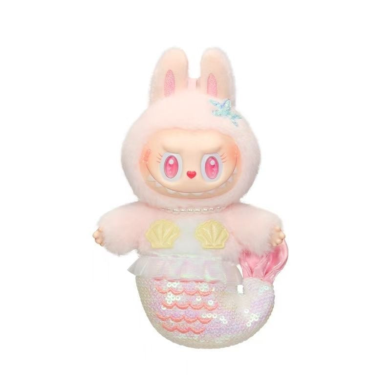 POP MART THE MONSTERS Flying LABUBU Series MOKOKO Mermaid Vinyl Plush Hanging Card