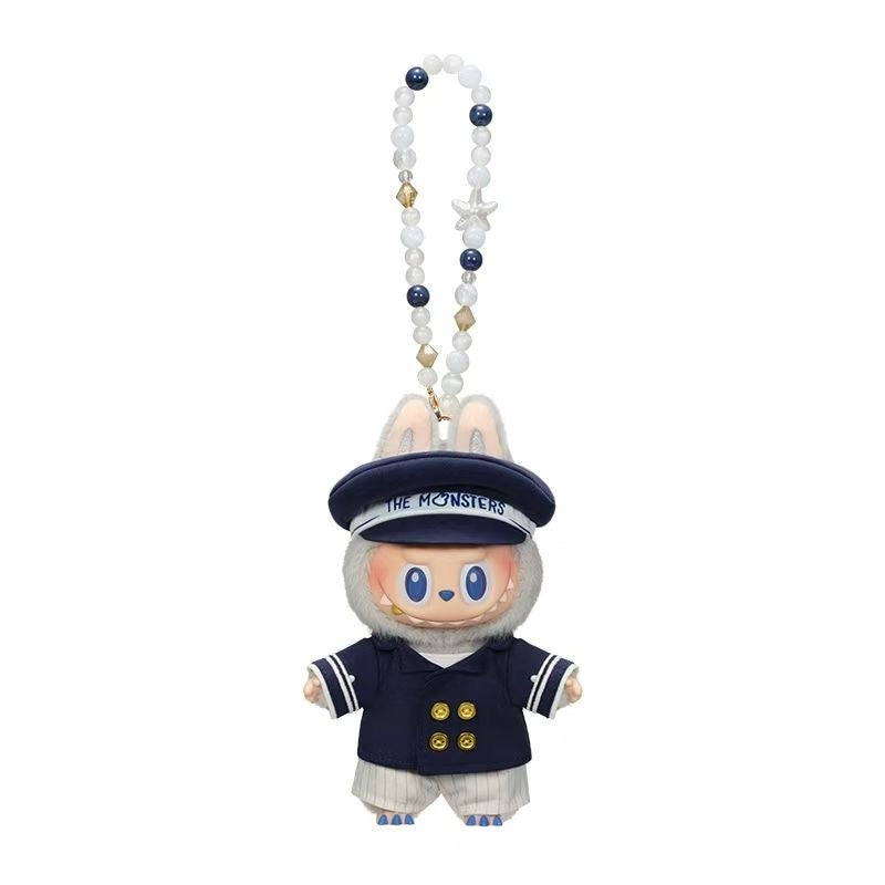 POP MART THE MONSTERS Flying LABUBU Series – LABUBU Captain Vinyl Plush Hanging Card