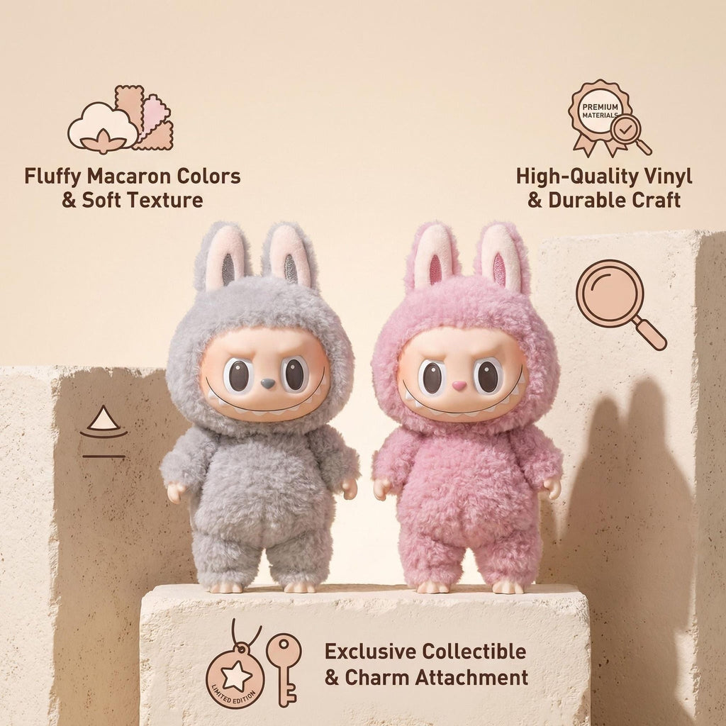 POP MART THE MONSTERS "Exciting Macaron" Vinyl Face Blind Box