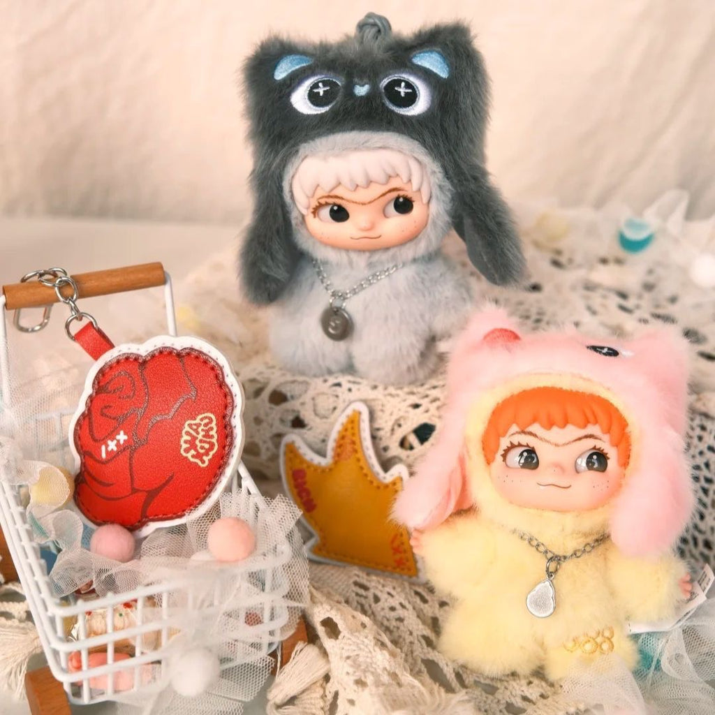 HERE Qimengdao WAKUKU "Let's Go" Series 3rd Gen Mini Vinyl Plush Pendant Blind Box