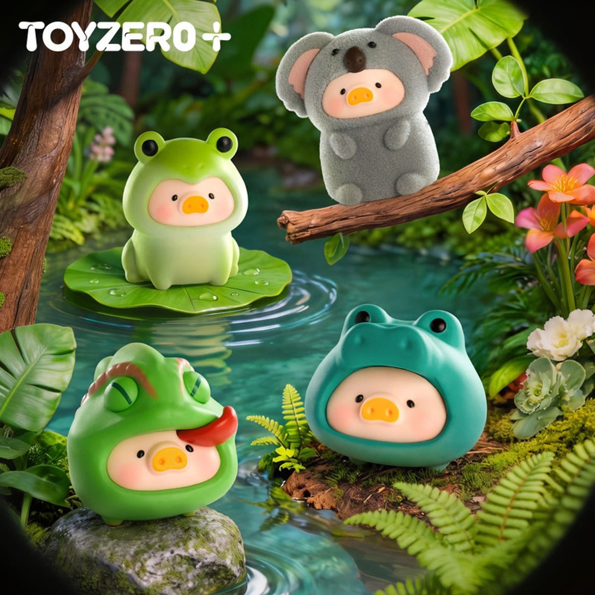 TOYZEROPLUS Lulu the Piggy Animal Party Vol. 2 Series – MINI Blind Bag
