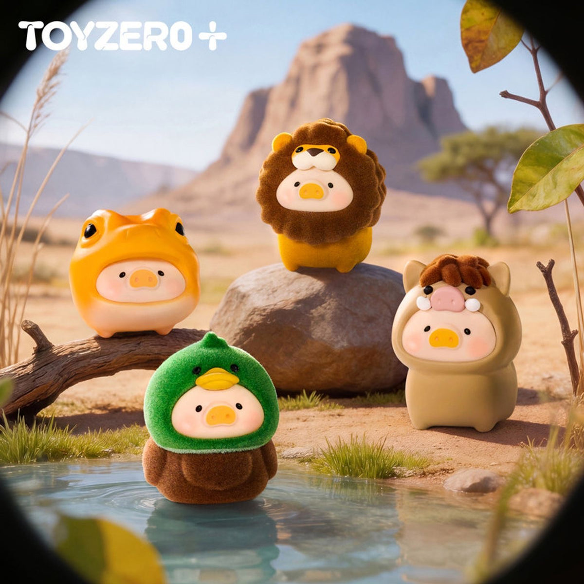 TOYZEROPLUS Lulu the Piggy Animal Party Vol. 2 Series – MINI Blind Bag