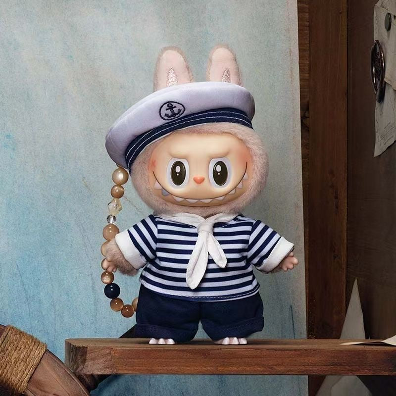 POP MART THE MONSTERS Flying LABUBU Series – LABUBU Sailor Vinyl Plush Hanging Card