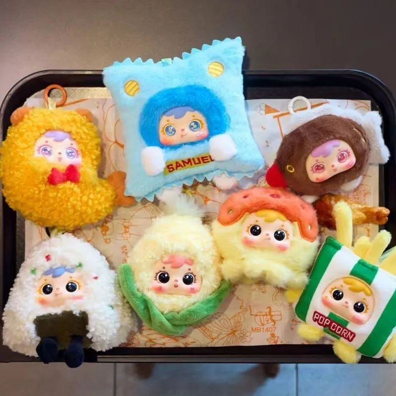 Samuel Fried Shrimp Series Plush Keychain Blind Box