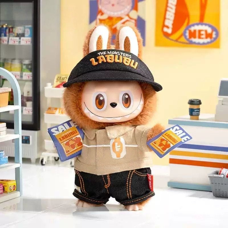 THE MONSTERS - Wacky Mart Manager Vinyl Plush Pendant - Labubu