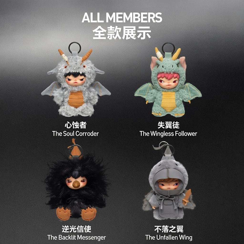 POP MART Hirono "Mist-Walker" Series Plush Pendant Blind Box