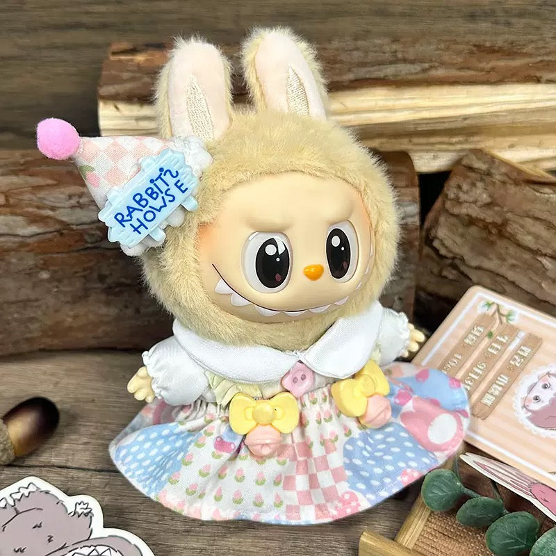 Labubu Doll Clothes Set – 17cm Vinyl Plush Outfit / Accessories For V1  V2 V3 ( Buy 5 get 1 Free)