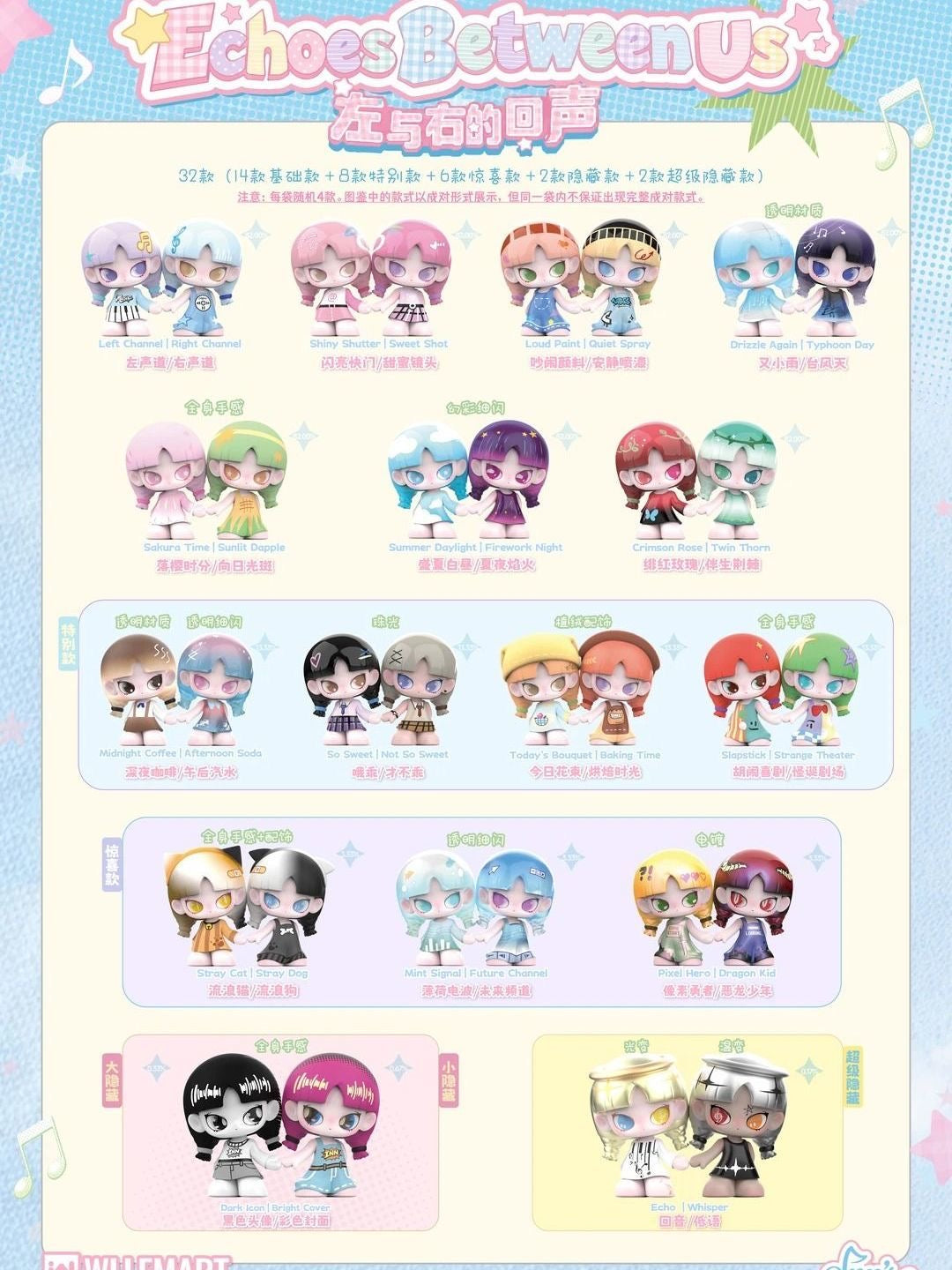 INN'S V3 “Echoes Between Us” Series Beans Blind Bag