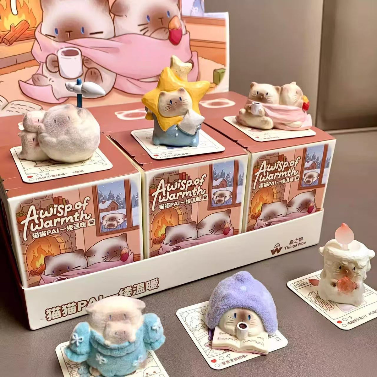 Thingswoo Cat PAI "A Wisp of Warmth" Series Blind Box