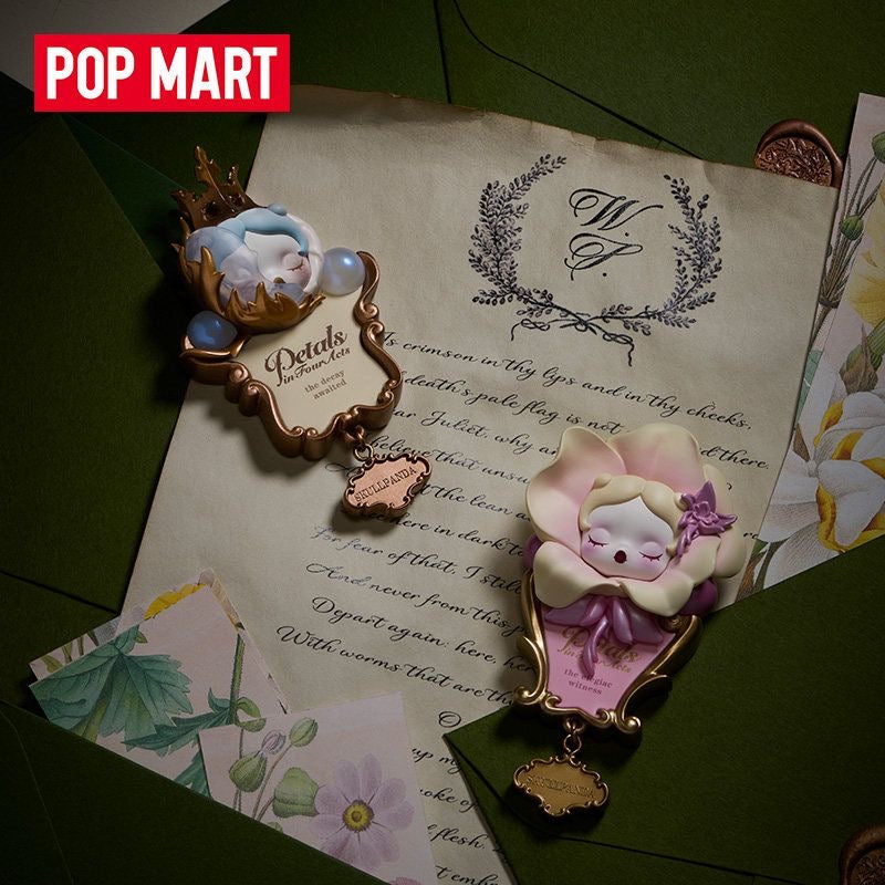 POP MART SKULLPANDA “Petals in Four Acts” Series Fridge Magnet Blind Box