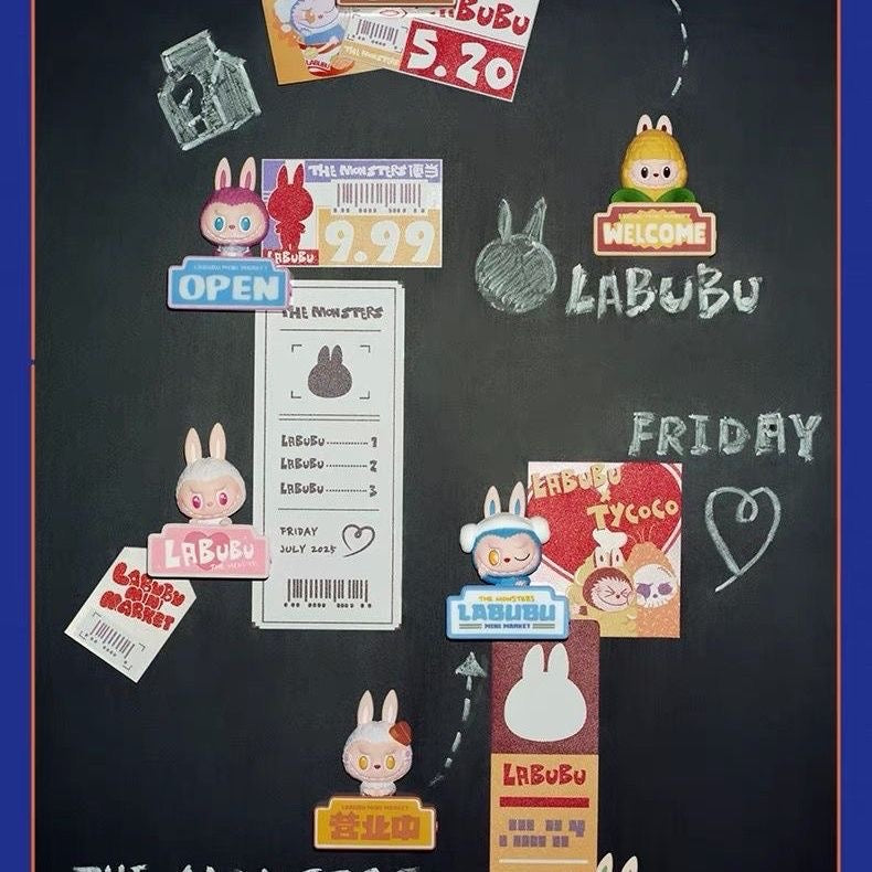 POP MART THE MONSTERS “Wacky Mart” Series Fridge Magnet Blind Box